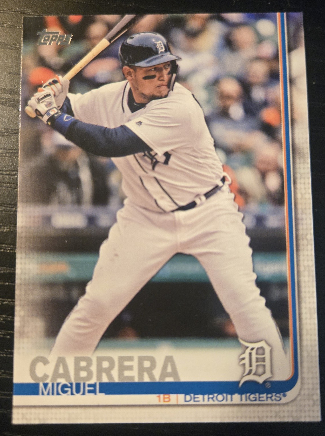 2019 Topps #230 Miguel Cabrera (Batting) - Detroit Tigers Baseball Card MLB