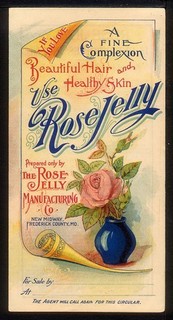 1`900 New Midway MD ROSE JELLY Fine Complexion Beautiful Hair COSMETICS Folder