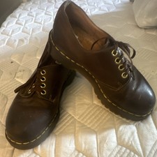 Dr. Martens 1561 Brown Leather Men's Oxford Lace-Up Cushioned US 6 EU 38