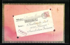 Ansichtskarte Drucksache, Postkarte mit 1000 ...