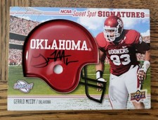 2010 Upper Deck NCAA Sweet Spot Rookie Signature Variation Gerald McCoy/100