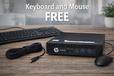 HP ProDesk 600 G2 Mini Desktop Computer i3-6100T 8GB 500GB HHD Windows 10 Pro