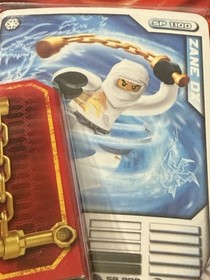 LEGO 2171 Ninjago ZANE DX Minifigure WHITE DRAGON NINJA Spinjitzu 4611474 New