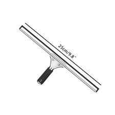 High Quality Stainless Steel Rubber Squeegee for Glass and Floor Cleaning