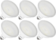 Sunco 6 Pack PAR38 LED Flood Light 20W 5000K Dimmable Waterproof Spotlight
