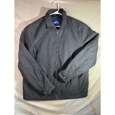 Old Navy charcoal gray wool-blend zip-up jacket mens XXL Tall