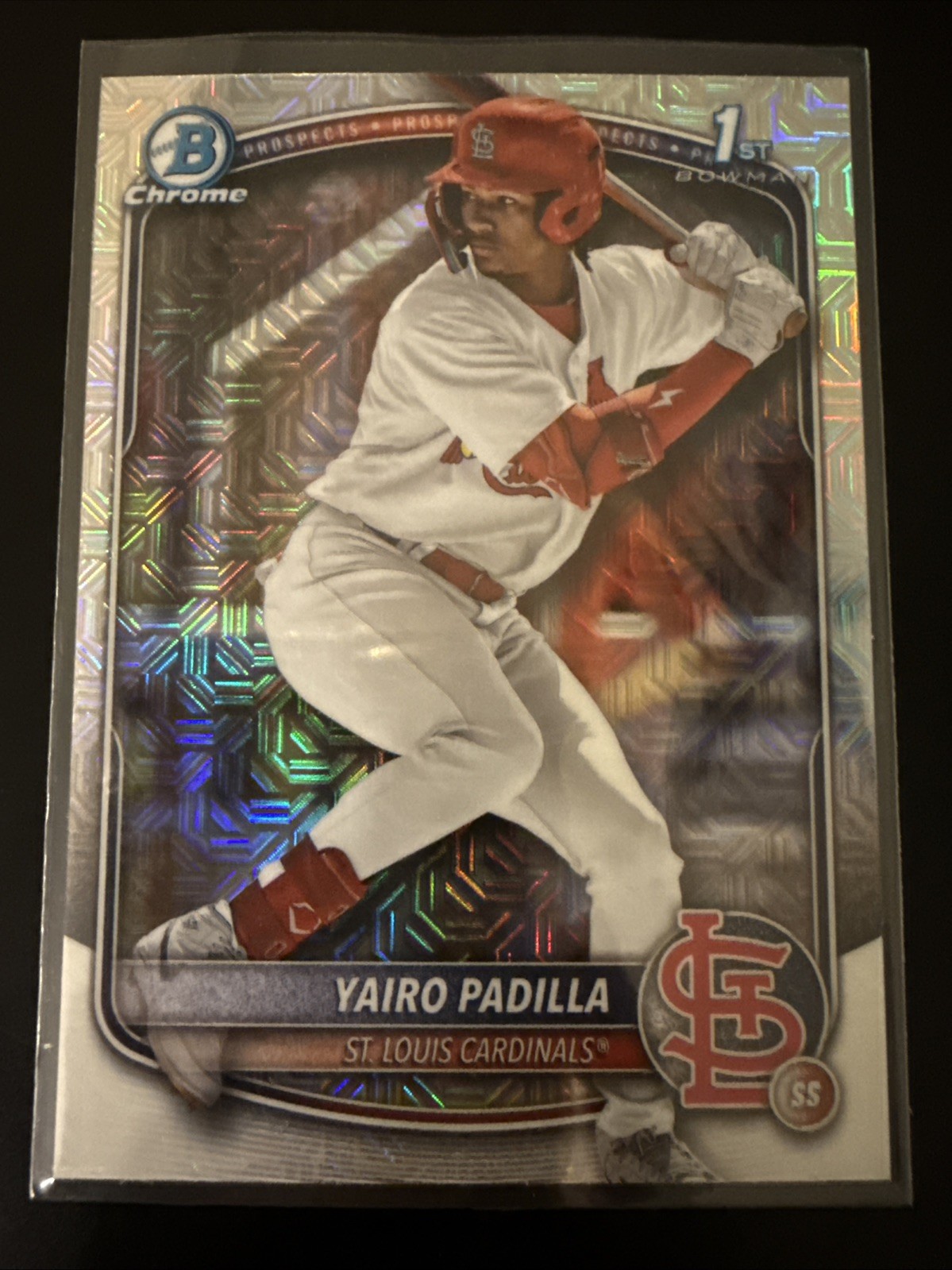 2025 1st Bowman Chrome Yairo Padilla #BCP-236 Mini-Diamond Refractor (RC)