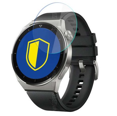 Hybridglas 3mk für Huawei Watch GT 3 Pro 46mm 3 Stück Glas Hartglas Uhrenglas