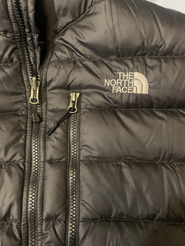 The North Face Denali Polartec 550 Goose Down Grey Men Jacket Sixe Medium - Image 3 of 4