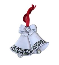 Gloria Duchin 2006 Collectible Pewter USA Made Jungle Bells Christmas Ornament