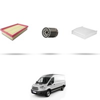 Hoffcar Wartungskit - 3 Filter FüR Ford Transit 2014 2.0 Ecoblue 110KW Ab 202