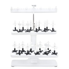 Adjustable Cone Thread Holder - 20 Spool Stand for Embroidery Quilting Use
