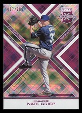 Nate Griep 17/200 Aspirations Purple 2016 Panini Elite Extra #151 Brewers