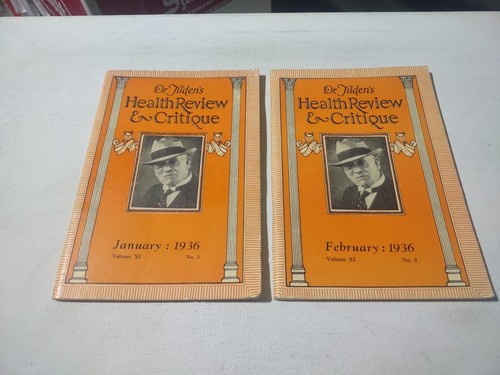 DR. TILDEN"S HEALTH REVIEW & CRITIQUE 1936 FULL YEAR 12 ISSUES JAN.-DEC. - Picture 5 of 24