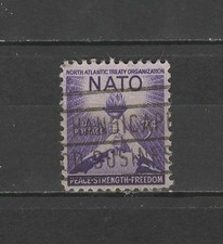 Etats-Unis n° YT 559 oblitéré année 1952- Pacte Atlantique Nord (NATO)