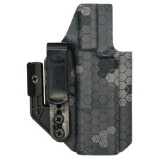 Inside-the-Waistband IWB Tuckable Kydex Holster - Hexcamo Gray - Optic Ready