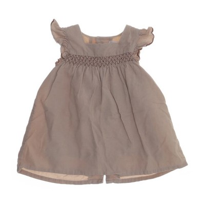 Zara, Kleid, Größe: 80, Beige, Einfarbig, Cord, Mädchen #hAh