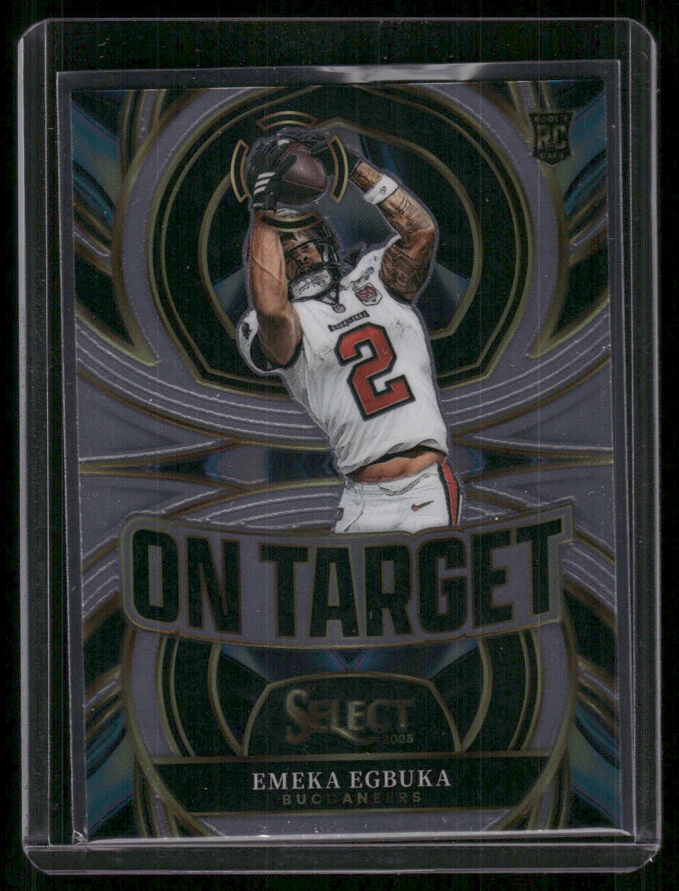 2025 Panini Select #4 Emeka Egbuka On Target