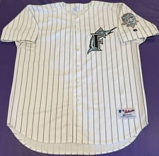 Authentic Jack McKeon #15 Florida Marlins ‘03 10th Anniversary Russell Jersey 56