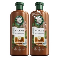 Image of 2 x 250ml Herbal Essences Coconut Milk Hydrate Shampoo Nourish Dry Hair VEGAN