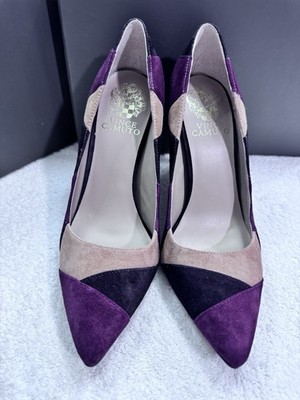 Vince Camuto Women's VP Caprice Pointed Toe Pump Multicolor Leather 6M New