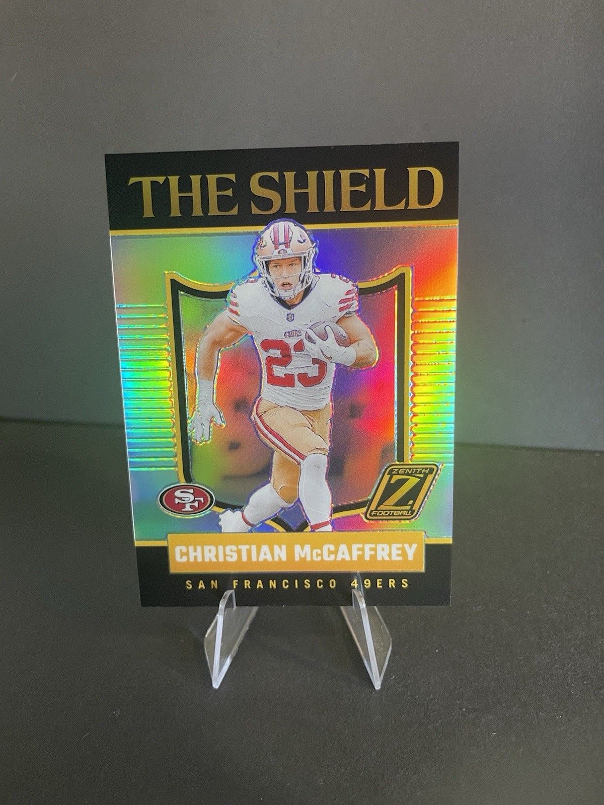2024 Zenith Football - Christian McCaffrey The Shield Ultra Rare SSP 49ers