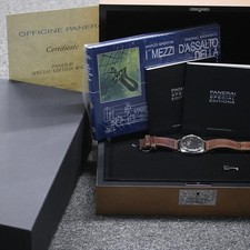 PANERAI RADIOMIR 3DAYS ACCIAIO PAM00685 47mm SS Black Dial Leather Strap #C132