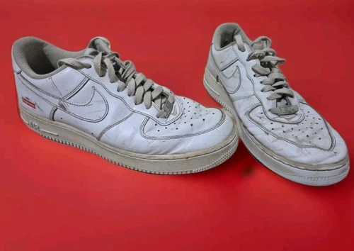 Supreme Nike Air Force 1 Low Blanc Homme Taille 10