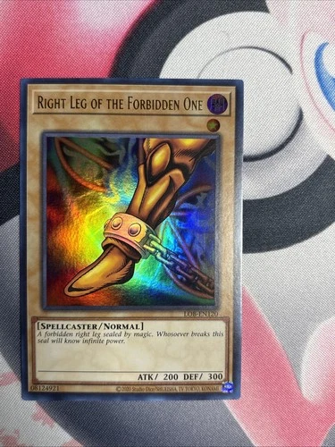 Yugioh Right Leg of the Forbidden One LOB-EN120 25th Ultra Rare Unlimited NM