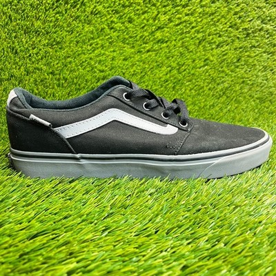 Vans Chapman Stripe Mens Size 11 Black White Athletic Skate Shoes Sneakers