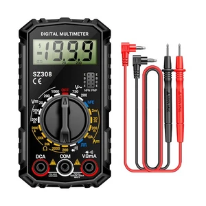 Numérique LCD Compteur Volt Ohm multimètre pour AC DC Mesure de la tension et du courant