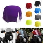 Front Fairing Windshield Windscreen For Harley Touring Dyna Softail Street Bob