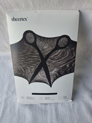 Sheertex Control Top XL Super Rip Resistant Black Tights
