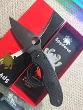 Spyderco Para 3 Lightweight DLC Coated Blade CTS-BD1N C223PBBK