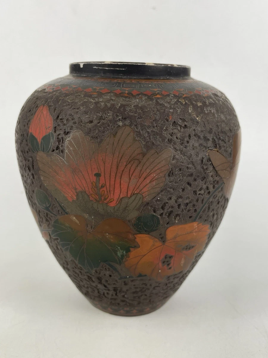 五山窯　林　淡幽　☆　染付　菱寿　花器　共箱　　未使用 陶瓷蓝色1850-1899 年日本花瓶| eBay