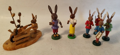 Lot Osterdeko Osterhase Hase Thomas Preißler Lehrer Kapelle Orchester Erzg.