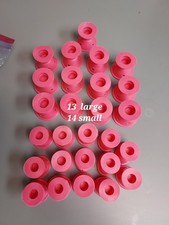 Magic No Heat 27 Total Hair Styling Rollers 13 Pcs Lg 14 Pcs Sm Silicone Curlers