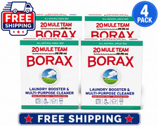 Borax Powder Laundry Booster, All Natural, 65 Oz, 4 Count Multi-purpose