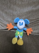 Disneyland Walt Disney World Color Mickey Mouse Plush 10"
