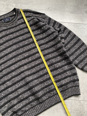 Ermenegildo Zegna Yachting Knitting Italian Sweater Size XL Dark