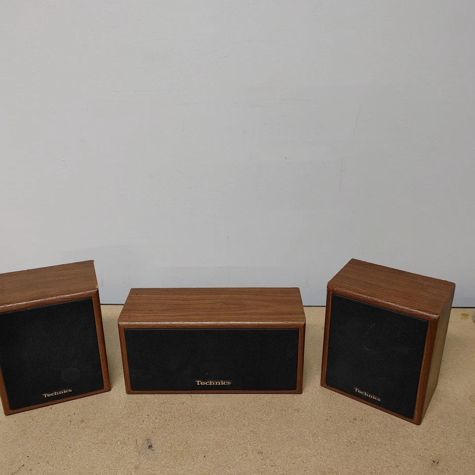 Juego de 3 altavoces de estantería Technics vintage SB-C35 100W SB-S35 70W EN MUY BUEN ESTADO Foto 4 de 4
