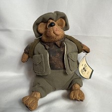 Russ Berrie Country Folk Bear Figurine Kayak Camper Hunter Fisherman