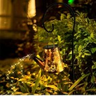 Solar Watering Can with Light Waterproof Hanging Solar Lantern Watering Can