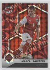 2021 Mosaic FIFA Road to World Cup Reactive Red Prizm Marcel Sabitzer #136 0o3x