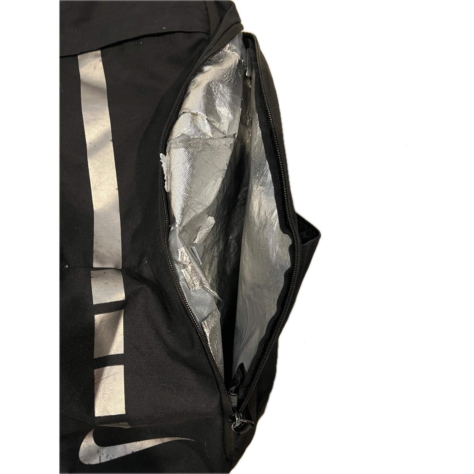 Nike Elite Gamebag Black Silver Backpack Classic Version image 3