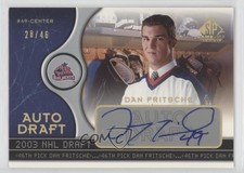 2005-06 SP Game Used Edition Auto Draft 28/46 Dan Fritsche #AD-DF Auto 0rs6