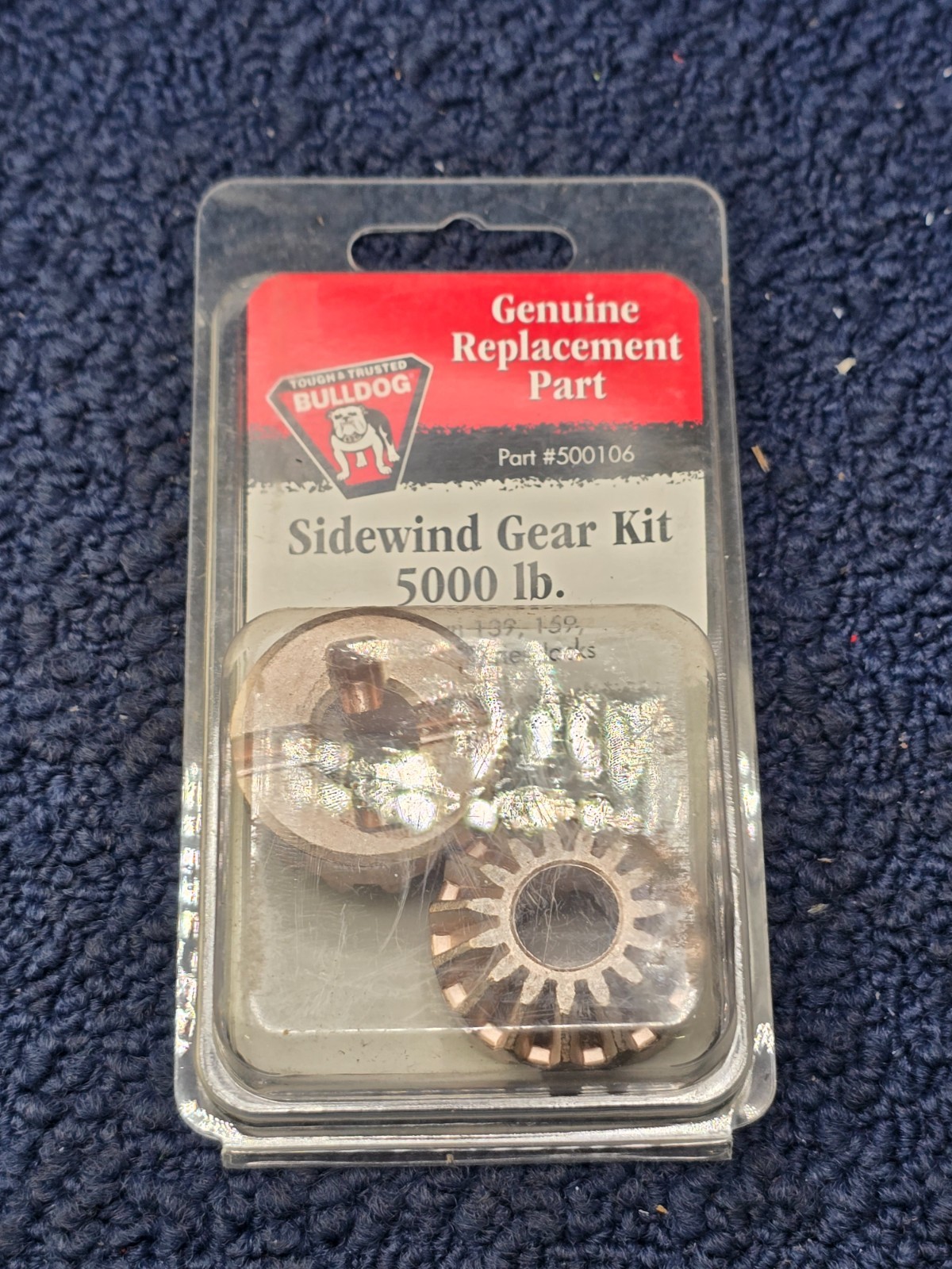 Bulldog 500106: Silver Universal Sidewind Gear 5000 Lbs For 139, 159, 170 Series