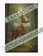 1000 piece jigsaw puzzle Nature deer forest spirit woodland wildlife