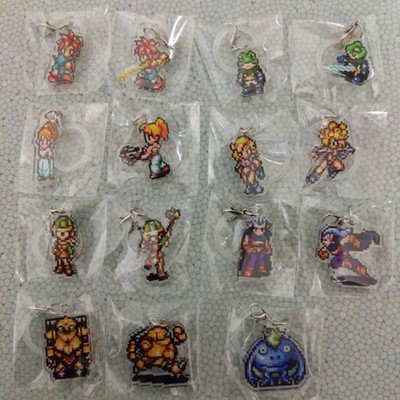 クロノ・トリガー アクリルキーホルダー 12個セット NEW]Chrono Trigger Keychain Complete Set Square Enix Capsule Toy