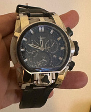 Men s Chronograph Analog Sport Watch Black Di...